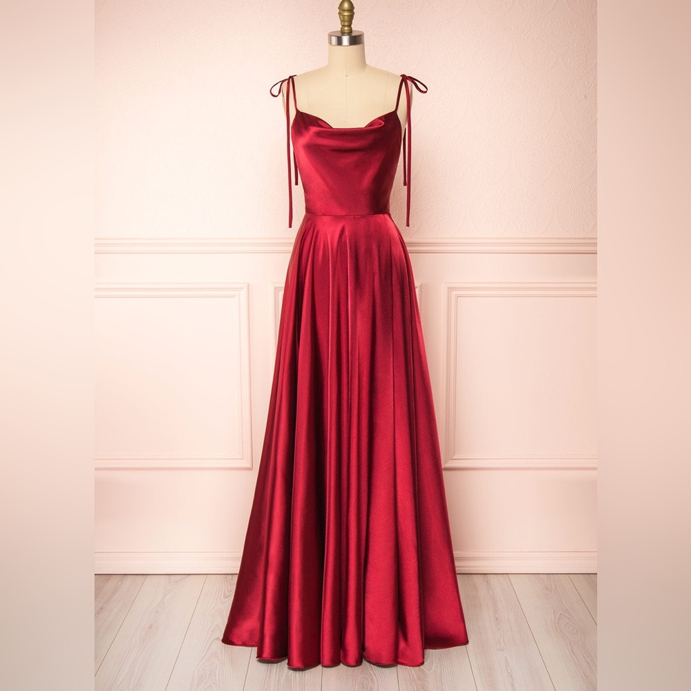 1861 Moira cowl neck dress